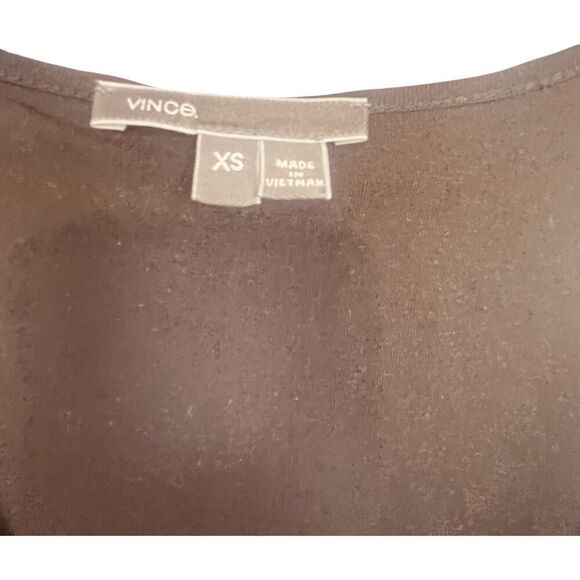 VINCE Sleeveless Soft Modal Jersey Chambray Back Maxi Tank Dress - Picture 5 of 12